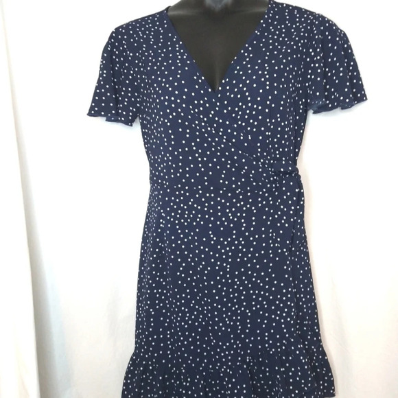 Relipop Dresses & Skirts - Relipop  Blue and White Spackle Dress NWT 😍